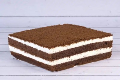 Ciasto z blachy domowej wuzetka królewska