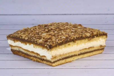 Ciasto z blachy domowej o smaku toffi