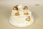 Tort na chrzest 570