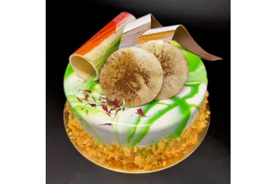 Tort belgijski z pistacją