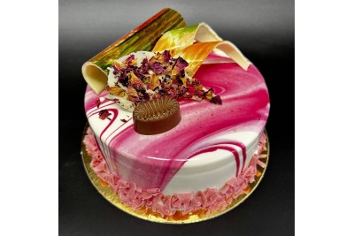 Belgijski malinowy z białą czekoladą